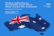 Policy Reforms in Australia and What They Mean for Canada · Policy Reforms in Australia and What They Mean for Canada ... Wages were set across entire industries by ... Policy Reforms