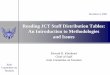 Reading JCT Staff Distribution Tables: An Introduction … · Joint Committee on Taxation Edward D. Kleinbard Chief of Staff Joint Committee on Taxation Reading JCT Staff Distribution