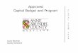 Approved Capital Budget and Program€¦ · Anne Arundel County, Maryland Capital Budget and Program H479100 Guardrail Class: Traffic Control Council ApprovedFY2015 ... FY …