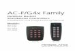 AC-F/G4x Family Installation and Programming …axtraxng.com/support/Manuals/Access_Control/AC-F_G4x...Table of Contents AC-F/G4x Family Installation and Programming Manual iii Table