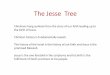 The Jesse Tree - ThisisChurch.com · The Jesse Tree Christians hang symbols from the story of our faith leading up to the ... A record of the genealogy of Jesus Christ the son of