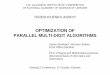 OPTIMIZATION OF PARALLEL MULTI-DIGIT ALGORITHMS ·  · 2018-04-24OPTIMIZATION OF PARALLEL MULTI-DIGIT ALGORITHMS ... Definitions, ... APL (CUDA C, OpenCl library) – describing