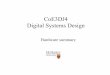 CoE3DJ4 Digital Systems Design - ece.mcmaster.cashirani/dd04/micro105.pdf– Two 16 bit timers – Serial interface – 64K external code memory space – 64K external data memory
