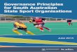 Governance Principles for South Australian State Sport ... · Governance Principles for South Australian State Sporting ... There should be full disclosure of ... Governance Principles