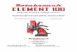 Magnetic drilling & tapping machine - Rotabroach€¦ · Magnetic drilling & tapping machine Model Number Element 100/1T, Element 100/3T This machine (Serial Number .....) is CE approved