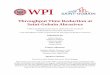 Throughput Time Reduction at Saint-Gobain Abrasives · A Major Qualifying Project Report submitted to the Faculty of ... This report represents the work of five WPI undergraduate