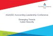 AGA/EEI Accounting Leadership Conference Emerging Trends ... · AGA/EEI Accounting Leadership Conference Emerging Trends Cyber Security ... Saudi Aramco – physically ... User IDs