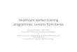 Healthcare worker training programmes - bjdonline.orgbjdonline.org/.../03/Healthcare-worker-training-programmes...Mode.pdf · Community health providers who are the first point 