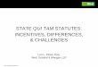 STATE QUI TAM STATUTES: INCENTIVES, DIFFERENCES, & CHALLENGES · STATE QUI TAM STATUTES: INCENTIVES, DIFFERENCES, & CHALLENGES . ... the facts alleged in the complaint, ... Differences