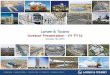 Larsen & Toubro Investor Presentation H1 FY16investors.larsentoubro.com/upload/InvPres/FY2016InvPresInvestor... · Disclaimer This presentation contains certain forward looking statements