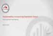 Sustainability Accounting Standards Board - sasb.org€¦ · of the Treadway Commission (COSO) Senior Managing Director, Protiviti Sector Chair for Technology & Communications Kurt