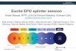Euclid EPO splinter session · Euclid EPO splinter session J EUCLID COMMUNITY Internal Communication Anais Rassat, EPFL (CH) ... long-term communication plan for early