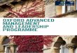 oxford AdVANCEd MANAGEMENT ANd LEAdErSHIP ProGrAMME · 2 OXFORD ADVANCED MANAGEMENT AND LEADERSHIP PROGRAMME ... dissect the 21st century challenges ... marketing, talent management