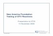 New America Foundation Testing of DTV Receivers · New America Foundation Testing of DTV Receivers ... (Senate Telecom Bill) ... Intermodulation interference n Receiver-generated