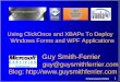 ClickOnce and XBAPs - Guy Smith-Ferrier · Select Build | Publish CustomerCare1 ... In the CustomerCare2 web page click on the Install button ... (MAGE) The Manifest 