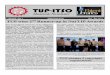 Quarterly Newsletter - Technological University of the ... · Quarterly Newsletter ... (TNA) at the Kimberly Hotel, Malate, Manila, ... transforming the industry from low-cost differentiators