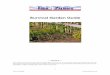 Survival Garden Guide - Food4Patriots · Survival Garden Guide ~~ NOTICE ~~ This is NOT a free book. You may NOT forward this book to anyone else. ... Therefore, the utilization of