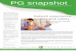 Patient Experience - Quality - Safety - Press Ganey Experience Quality... · PG snapshot page: 2 February 2015 | Volume 14 | Issue 2 How do you improve patient experience? Health