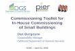 Commissioning Toolkit for In-House Commissioning of Small Buildings€¦ ·  · 2016-09-28Commissioning Toolkit for In-House Commissioning of Small Buildings NCBC ... A&E Commissioning