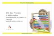 RTI: Best Practices in Mathematics Interventions: … to Intervention RTI: Best Practices in Mathematics Interventions: Grades K-5 Jim Wright