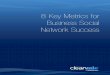 8 Key Metrics for Business Social Network Success€¦ · ©2012 BroadVision, Inc. 1 ey etrics or Business Social etwor Success In the traditional business environment, business processes