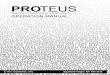 Proteus operation manual - ACCESSORIATI the cursor key repeatedly until the cursor is underneath the channel ÷ ÷ Proteus operation manual. Proteus operation manual