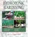 HYDROPONIC GARDENING - Practical Hydroponics and … · HYDROPONIC GARDENING STEVEN CARRUTHERS After your firs t harvest you will del ig hn ow simple hydroponic gardening is, …