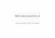 Microeconomics II - gimmenotesgimmenotes.co.za/.../2016/12/ECS2601-micro_economics_revised.pdf · Microeconomics II Discussion Class Durban 1. ... Chapter 3 Consumer Behavior 