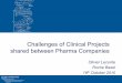 Challenges of Clinical Projects shared between Pharma ... PRESENTATIONS/MA01.pdf · Challenges of Clinical Projects ... Agreed that GNE will QC main analysis datasets and outputs