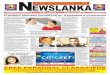 T: 020 7978 9030 E: info newslanka.net President imposes ... · ... 09 JULY 2015 T: 020 7978 9030 E: info newslanka.net@ ISSUE 1231 Great ... Sri Lankan Army officer ready to 