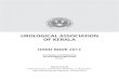 UROLOGICAL ASSOCIATION OF KERALA · UROLOGICAL ASSOCIATION OF KERALA HAND-BOOK 2017 ... Prof. Y.M.Fazil Marickar, Prof. ... St. Alberts H. S. Lane, Cochin -682031. 32