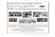 FROM WARFARE TO WELFARE - Veterans and Veterans Federation ACT Inc FROM WARFARE TO WELFARE Number 62 March 2015 WW1 Commemoration year The Vietnam Veterans and Veterans Federation