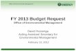 FY 2013 Budget Request - Department of Energy · Rocky Flats Site in July 1995 prior to final cleanup Rocky Flats Site in June 2007 ... FY 2013 Budget Request - $5 ... decommissioning