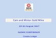 Cam and Motor Gold Mine - saimm.co.za Nyagumbo.pdf · Cam and Motor Gold Mine ... Regional Geology and Historical Production 3. ... •Datamine Studio 3 •ArcGis •Autocad Mine