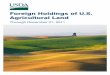 Foreign Holdings of U.S. Agricultural Land Holdings of U.S ... based on information submitted to the U.S. Department of Agriculture in compliance with the Agricultural Foreign Investment
