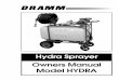 Hydra Sprayer Owners Manual Model HYDRA · Hydra Sprayer Manual 8 Maintenance & Cleaning 1. Periodically check the pump oil level (G) If it is below the indication add oil though