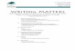 Writing Matters - Welcome to W.V.C.ED!wvced.com/content/writingmatters-2-14.pdfWriting Matters Developing Writing Skills In Students of All Ages ... assignment Parts of Speech learn