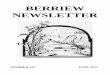 BERRIEW NEWSLETTER BERRIEW NEWS JUNE 2015.pdf · Choir Practices: Wednesdays at 6.00pm – in St Beuno’s Bell-ringers Practices: Wednesdays at 7.30pm – in St Beuno’s New ringers