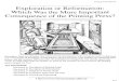 Exploration or Reformation: Which Was the More … Essay Printing Press Mini-Q Exploration or Reformation: Which Was the More Important Consequence of the Printing Press? …