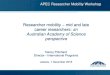 Researcher mobility mid and late career researchers ... · Researcher mobility – mid and late career researchers: an Australian Academy of Science perspective Nancy Pritchard Director