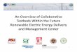 An Overview of Collaborative the Future Electric Energy ...electriconf/slides_2015/Crow_Mariesa... · An Overview of Collaborative ... Renewable Electric Energy Delivery ... security