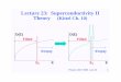 Lecture 23: Superconductivity II Theory (Kittel Ch. 10) 23: Superconductivity II Theory (Kittel Ch ... (Nobel Prize for work done in UIUC Physics) • (Kittel Ch 10 ) ... • Similar