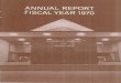 ANNUAL REPORT FISCAL YEAR 1970 - U.S. National … NATIONAL LIBRARY OF MEDICINE ANNUAL REPORT FISCAL YEAR 1970 U.S. DEPARTMEN OFT HEALTH, EDUCATION, AND WELFARE Public Health Service