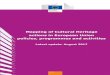 Mapping of Cultural Heritage - European Commission 1. CULTURE Responsible DG: Directorate-General for Education, Youth, Sport and Culture (DG EAC) 1.1 EU policy / legislation Council
