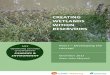 CREATING WETLANDS WITHIN RESERVOIRS - CGIAR · 3 DESIGN OF CONSTRUCTED ... There are two types of objectives for creating wetlands within reservoirs. ... a single embankment elevated