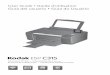 User Guide • Guide d'utilisation Guía del usuario - resources.kodak.comresources.kodak.com/support/pdf/en/manuals/AiOPrinters/ESP_C315… · KODAK ESP C315 All-in-One Printer Your