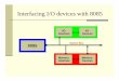 Interfacing I/O devices with 8085 · Interfacing I/O devices with 8085 8085 I/O Interface I/O ... Peripheral-mapped I/O 8085 has a separate 8-bit ... Given WR’ and IO/M’ signals