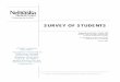 SURVEY OF STUDENTS - University of Nebraska … survey of students has a maximum confidence ... UNMC students were asked to read and respond to statements ... Agree" or "Agree" with
