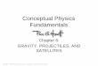 Conceptual Physics Fundamentals - Santa Rosa …alee3/Physics 11/Powerpoint Lectures...Conceptual Physics Fundamentals Chapter 6: GRAVITY, PROJECTILES, AND SATELLITES . Copyright ©
