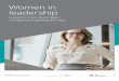 Women in leadership - Workplace Gender Equality Agency · 2 Women in leadership: Lessons from Australian companies leading the way Women in leadership: Lessons from Australian companies